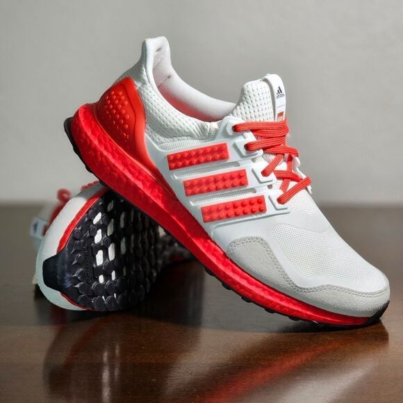 Adidas Ultraboost Lego Shoes Red White DNA Running H67955 Primeknit Size 9.5 New - Picture 17 of 17